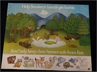 1980’s Help Smokey’s Friends Get Home Poster