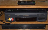Sony CD/DVD Player, Hitachi VHS & Niles Selection