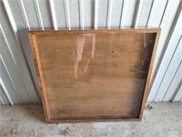 Vintage Wooden Display Case w/ Glass