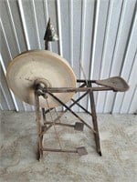 Vintage Pedal Powered Grinding Wheel