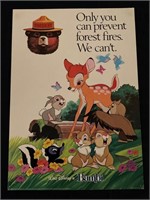 1940’s Walt Disney’s Bambi Smokey Poster