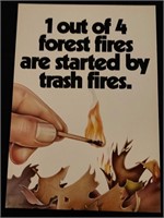 1970’s 1 Out of 4 Forest Fires Poster