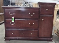 Wooden 3 Drawer Dresser/Cabinet, 4' x 18" x 39"