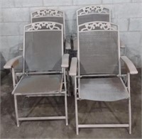Adjustable Patio Chairs. bidding 1xqty