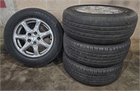 Goodyear Integrity P235/60R16 Tires on 17" 5 Lug