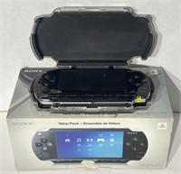Sony PSP - 1001 K w/ Logitech Case. Working
