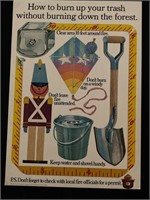 1980’s How To Burn Your Trash Poster