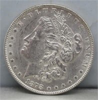 1878 7 Tail Feathers Morgan Silver Dollar. CH.