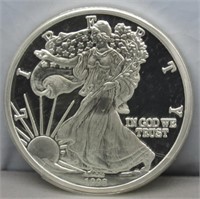 One Troy Pound of Silver C Tested .999.
