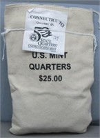 1999-P Connecticut Quarters Mint Sealed Bag.