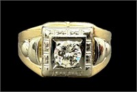 .5ct Men's Diamond 14K Gold Ring