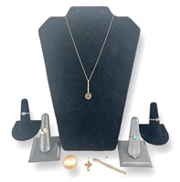 Group of Gold Jewelry