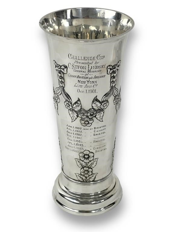 Elkington & Co Sterling Silver English Trophy 1901