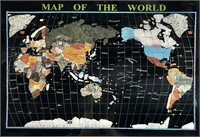 Gemstone Map Of The World