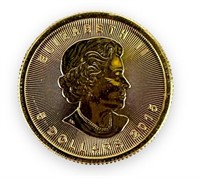 2015 Canadian $5 Gold 1/10 oz Coin