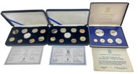 (3) Finland & BVI Coin Proof Sets