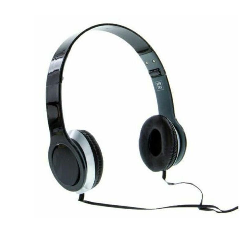 Tek squad foldable stereo headphones