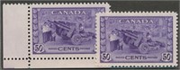 CANADA #261 (2) MINT VF NH