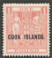 COOK ISLANDS #106 MINT VF LH