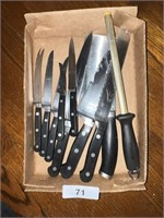 Assorted Kitchen Knives / Calphalon