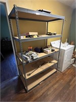 metal shelving,