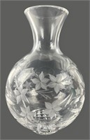 Royal Brierley Glass Vase 8"
