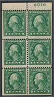 USA #405b BOOKLET PANE OF 6 MINT AVE-FINE NH