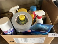 Assorted Household Cleaning Supplies