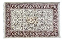 Large Wool Hand Made Area Rug 72" x 112"
