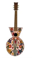Everald Brown Hand Painted Guitar 1984