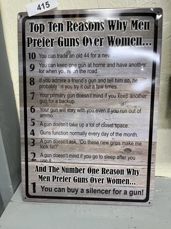 Gun signage