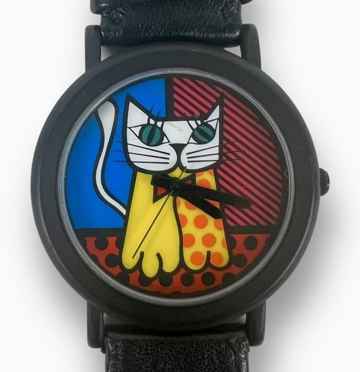 Romero Britto "The Cat" Watch