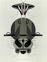 Charley Harper "Raccrobat" Serigraph
