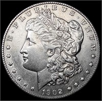 1902-S Morgan Silver Dollar CHOICE AU