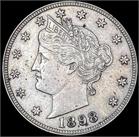 1898 Liberty Victory Nickel CLOSELY UNCIRCULATED