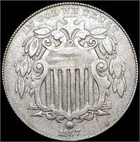 1867 Shield Nickel LIGHTLY CIRCULATED