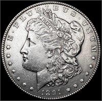 1891 Morgan Silver Dollar CHOICE BU