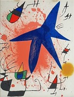 Joan Miro "Letoile Bleu" Lithograph