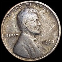 1922 No D Wheat Cent NICELY CIRCULATED