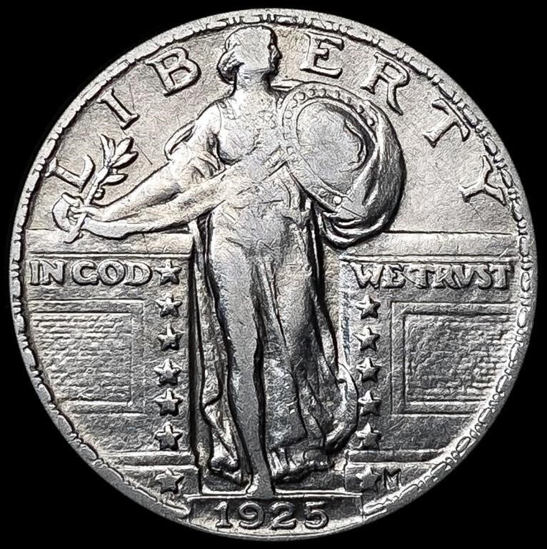 1925 Standing Liberty Quarter LIGHTLY CIRCULATED