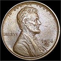 1914-S Wheat Cent CLOSELY UNCIRCULATED