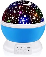 Star Night Light, 12 Colors with USB Cable
