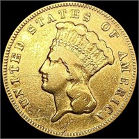 1878 $3 Gold Piece NICELY CIRCULATED