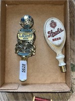 (1) Stroh's & (1) Schlitz Light Beer Tap Handles