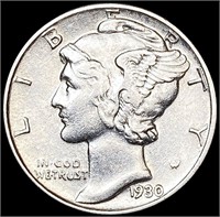 1930-S Mercury Dime CLOSELY UNCIRCULATED