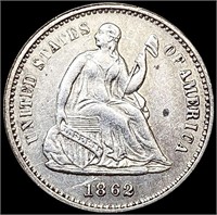 1862 Seated Liberty Half Dime UNCIRCULATED