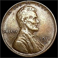 1911-S Wheat Cent CLOSELY UNCIRCULATED