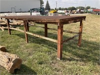 Steel Work Bench - Grated Top