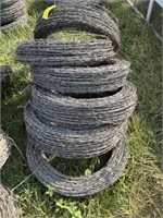 6 Rolls of 4 pt Barb Wire, One Lot, One Money
