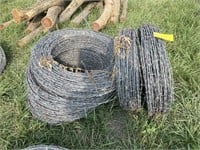 6 Rolls of 4-pt Barb Wire, One Lot, One Money